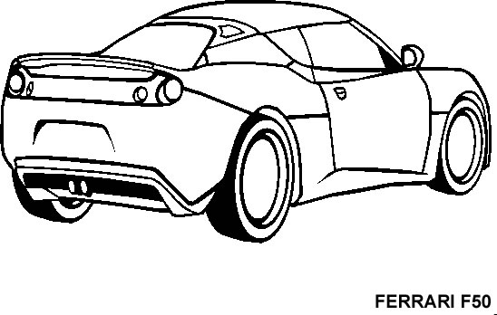 la ferrari coloring pages - photo #24