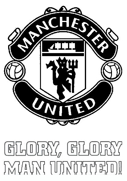 man utd crest coloring pages for children - photo #9