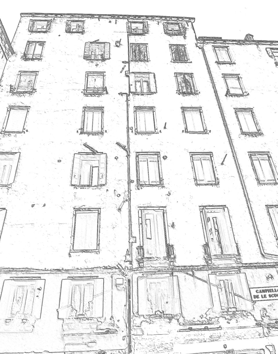 Ghetto Palazzo Disegni Da Colorare Per Adulti E Ragazzi